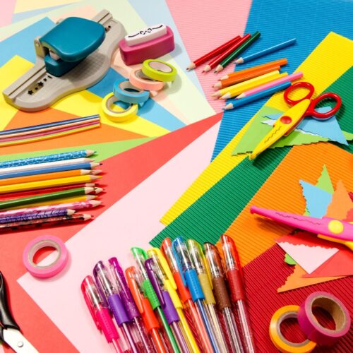 arts and crafts supplies